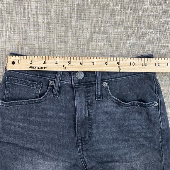 Madewell Women’s Black High-Rise Denim Shorts‎ Sz 24 - Picture 8 of 11